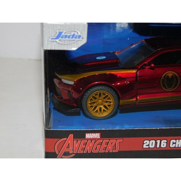 Marvel Avengers 2016 Chevy Camaro Ironman Jaba 1:32 Diecast Car NEW in Package - Picture 3 of 8